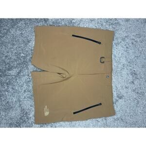 North Face Size Large Men's Shorts Hiking Brown Outdoor